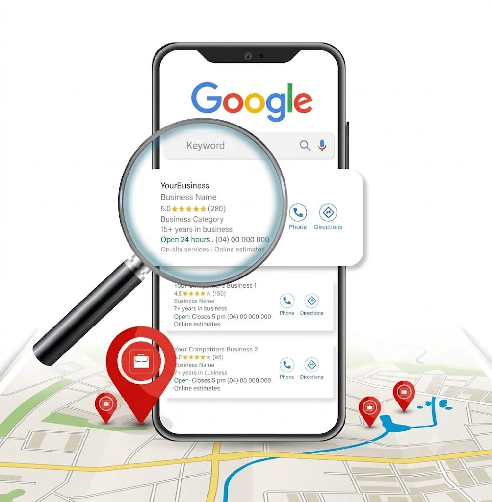 Google Business Map