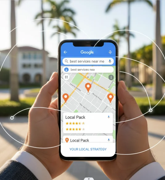 google map pack from mobile